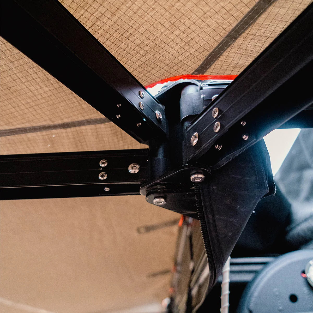 270 Degree Awning, XL, Driver Side, C-Channel Aluminum, Olive