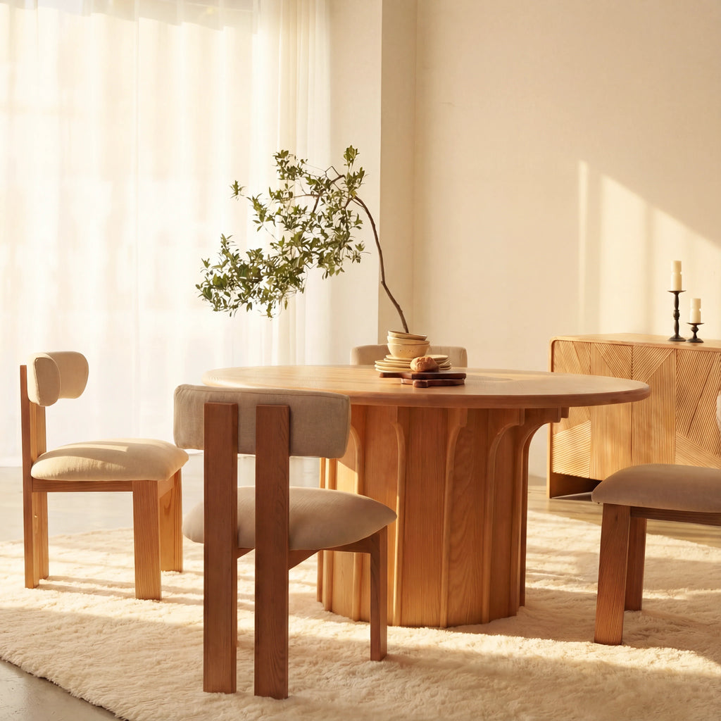 Corin Dining Table White oak