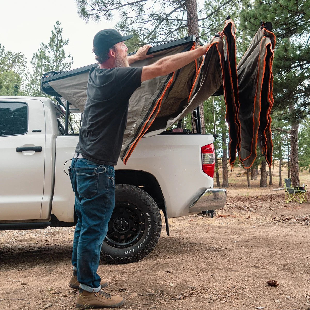 270 Degree Awning, XL, Passenger Side, C-Channel Aluminum, Olive