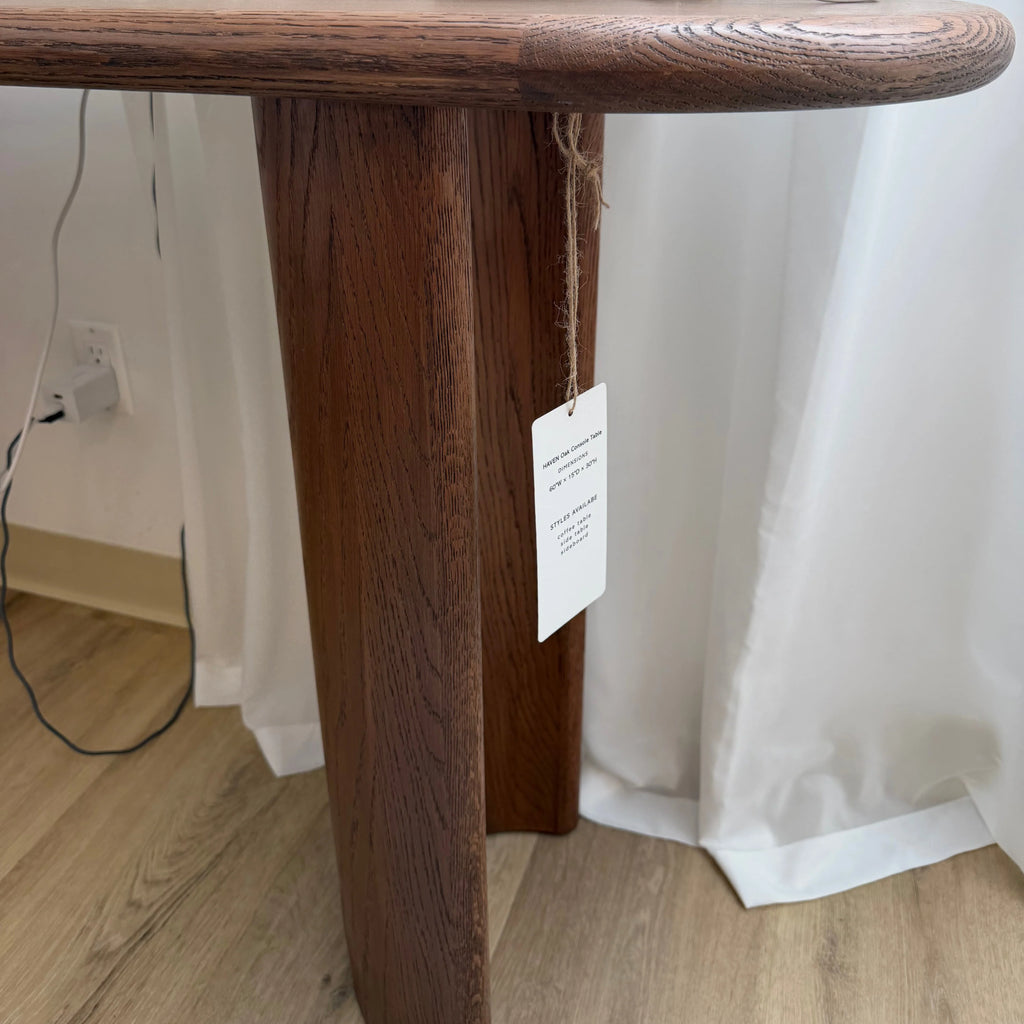 Haven Console Table White oak（karhyn studio sale）