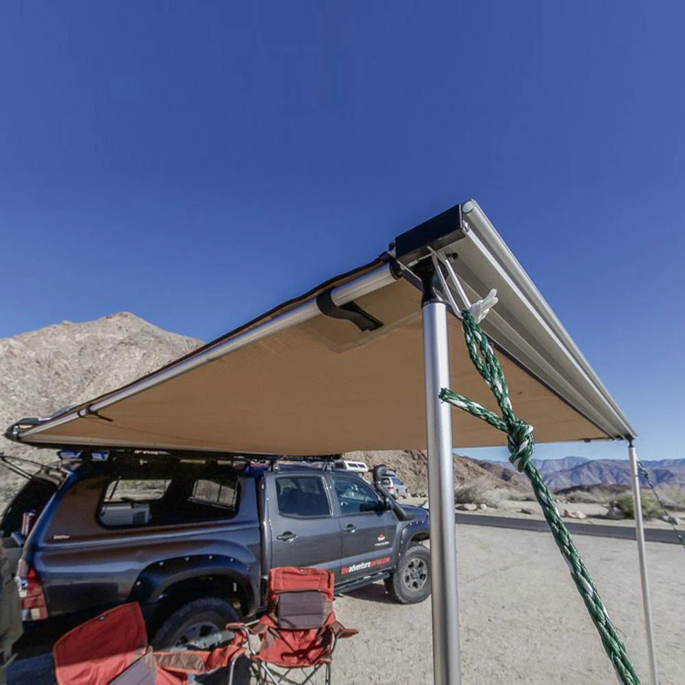 Truck or Car Awning, 6.5x8 Feet, Poly-Cotton Ripstop Fabric, Tan
