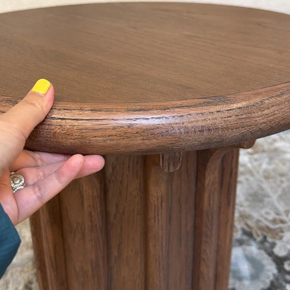 Corin Side Table White oak（karhyn studio sale）