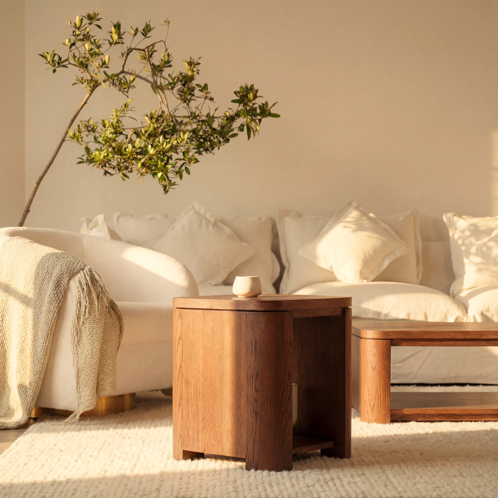 Ovelo Side Table All-oak construction