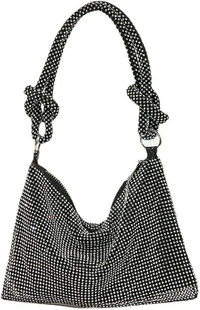 Sac à main de luxe pour femme avec strass brillants