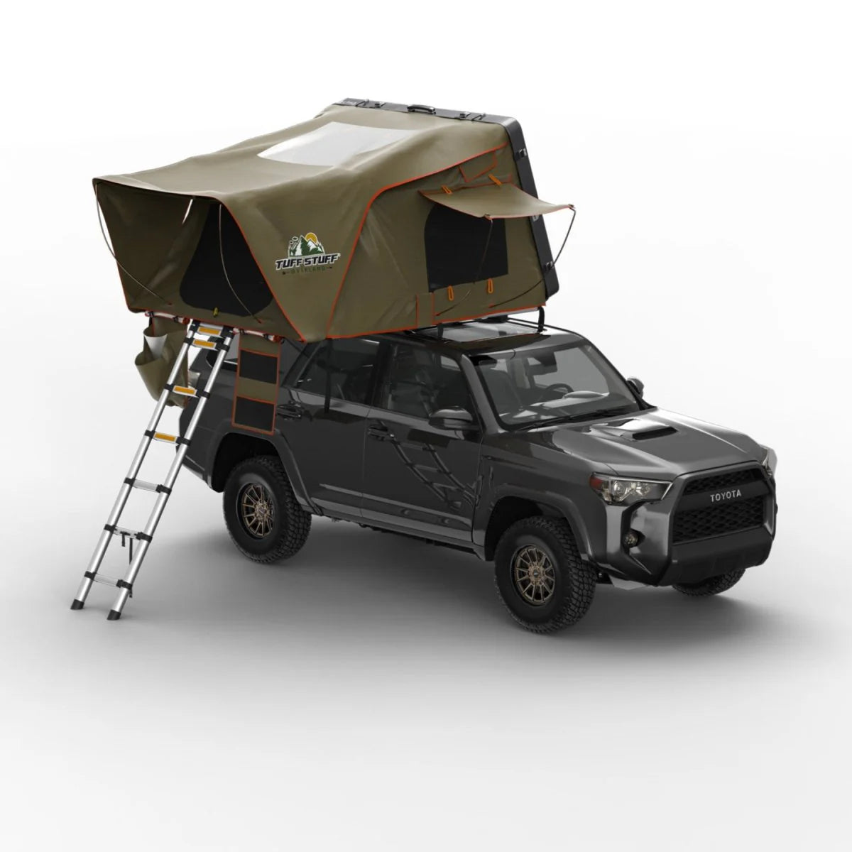 Alpha Clam Shell Roof Top Tent - Black - Gen2 Open Box Shipped - No Warranty/Returns