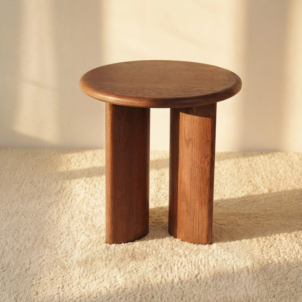Haven Side Table White oak