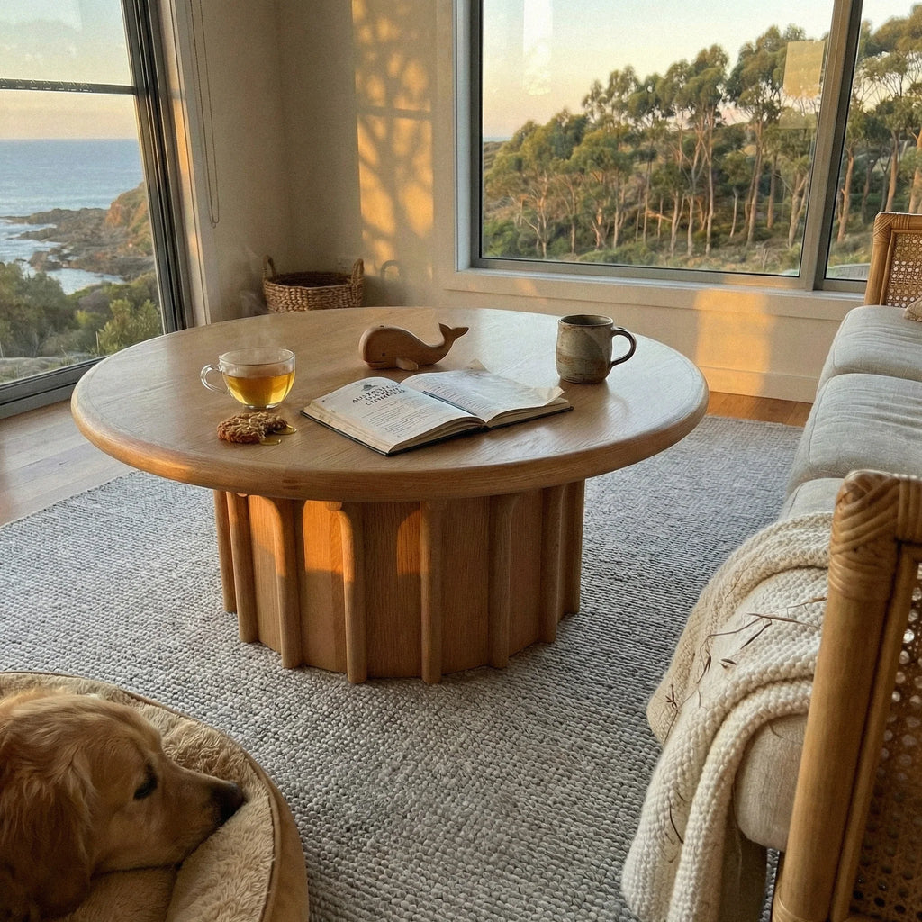 Corin Coffee Table White oak
