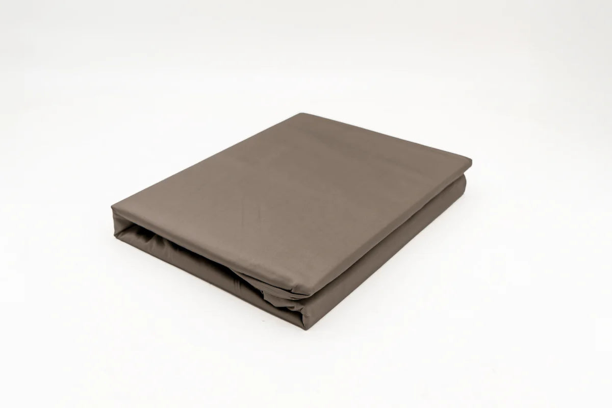 Alpha Cotton Fitted Sheets, Grey