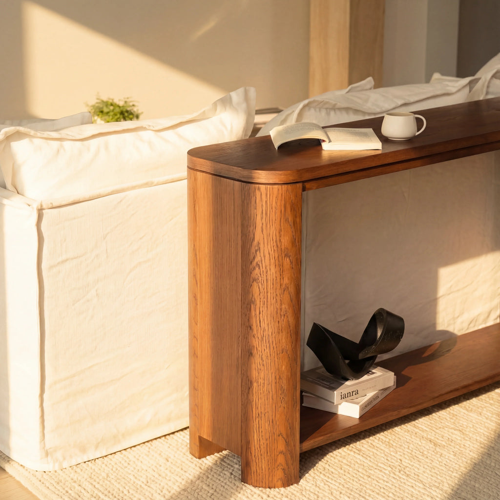 Ovelo Console Table All-oak construction