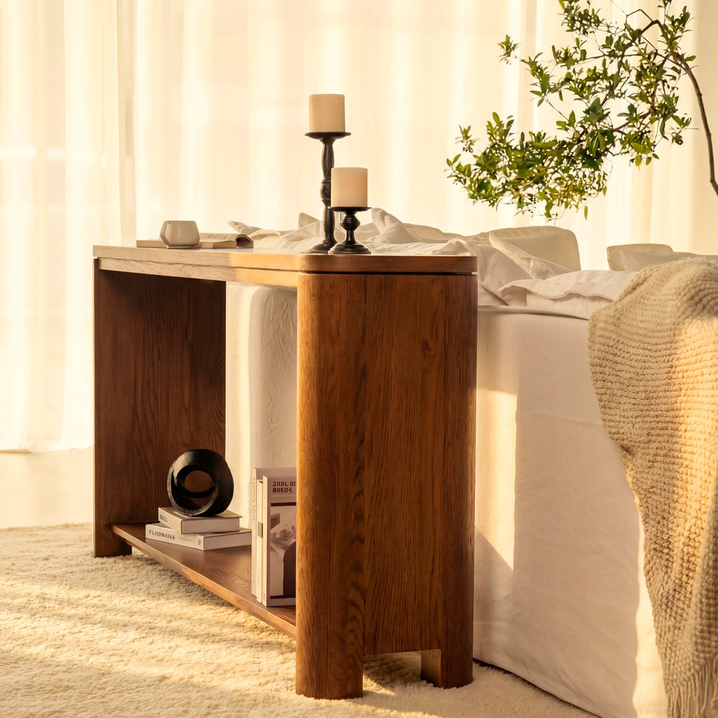 Ovelo Console Table All-oak construction