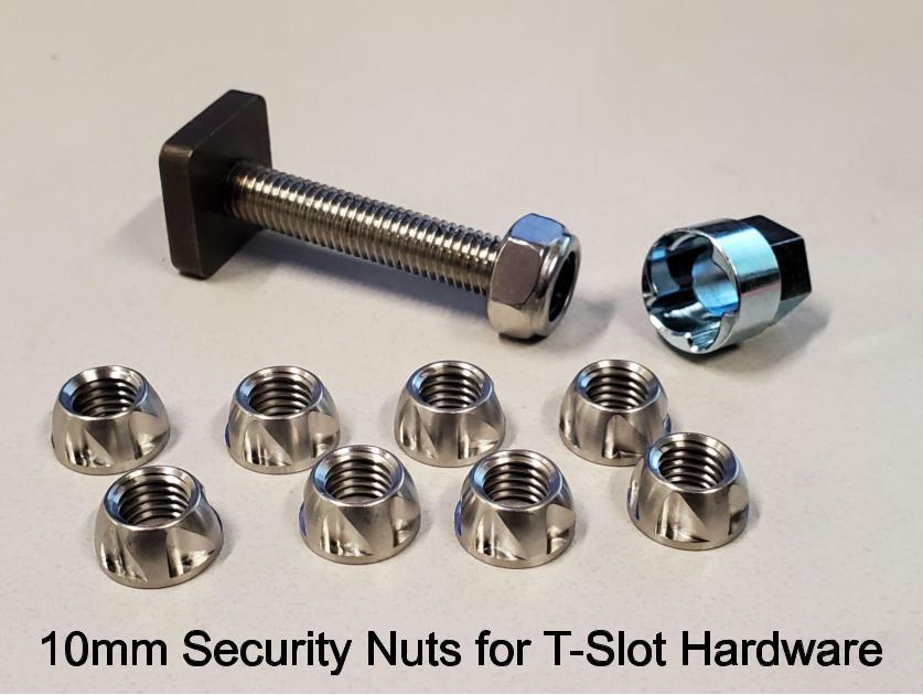 Security Nuts, For Rooftop Tents & Awnings, 10 mm | 8 mm | 6 mm