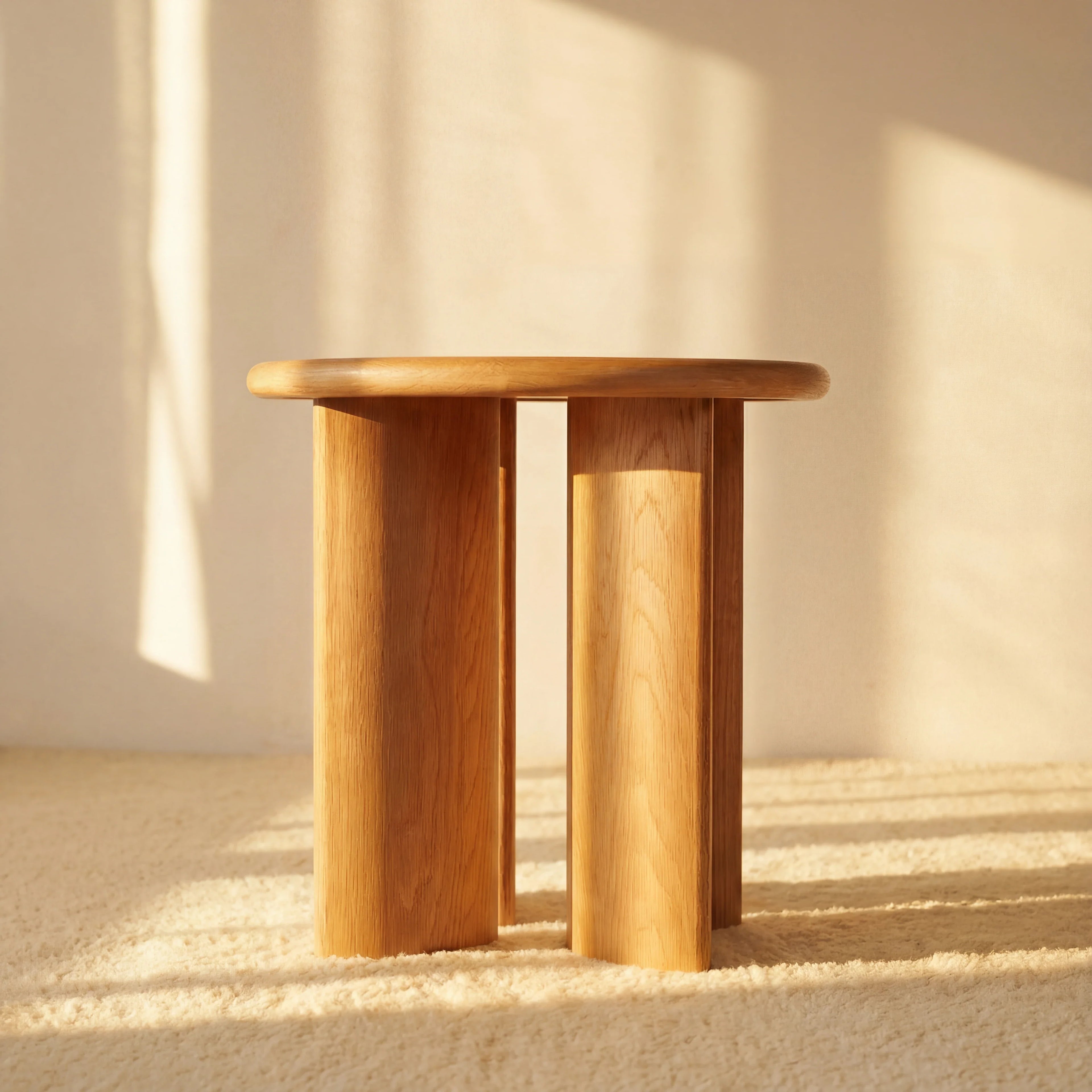 Haven Side Table White oak