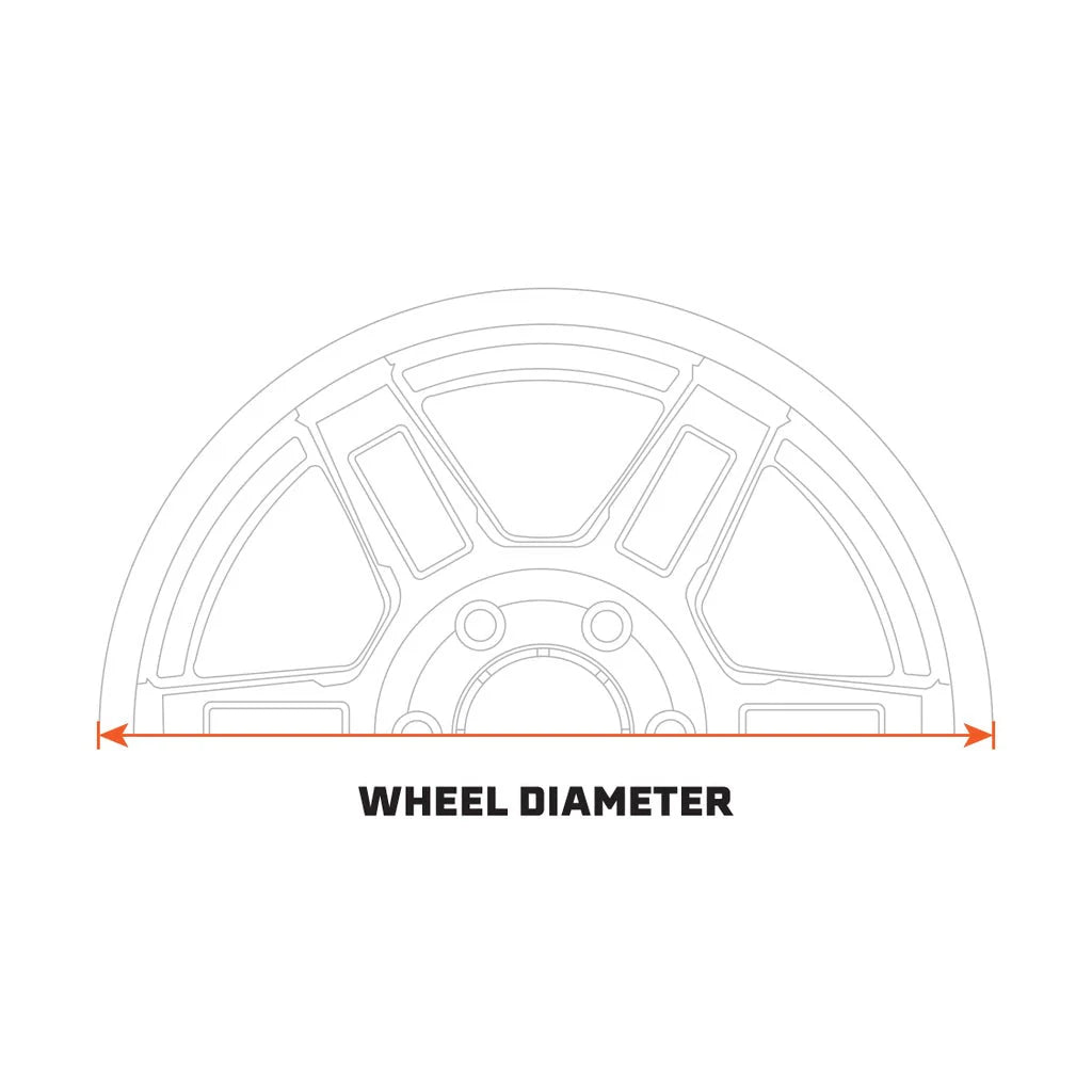 Ascent Wheel 17x8.5, Gloss Black, Aluminum